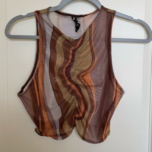 Motel Rocks mesh going out top